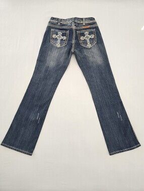 Cowgirl Tuff Size 27 Jeans With Embellished Back Pockets